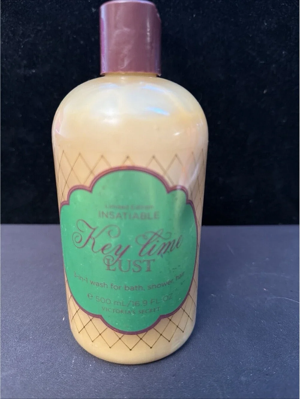 Victoria's Secret ❤️ Key Lime Lust 3-1 Body WASH HAIR 16.9oz VINTAGE Insatiable